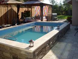 Endless Pool And Daybed With Cabana For Exercise Followed By Some Rest And Relaxation Pools Backyard Inground Endless Pool Endless Pool Backyard