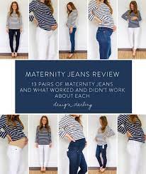 Maternity Jeans Review 13 Pairs Of Maternity Jeans And What Worked And Didn T Work About Each Design Darling
