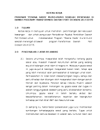 El cambio de horario en daerah port dickson se realiza para adaptar las actividades de los ciudadanos y los turistas que visitan daerah port dickson al ciclo de luz solar, de forma que se dependa en menor medida de la electricidad. Kertas Kerja Program Pesona Gadis Murid Murid Sekolah Menengah Di Bawah Program Transformasi Daerah Port Dickson 2014 Dtp Buckery Ppdpd Academia Edu