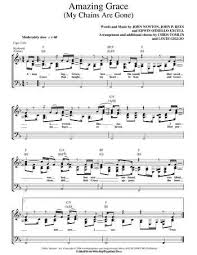 The downloadable piano sheet music is in a pdf file format. Amazing Grace My Chains Are Gone Free Sheet Music By John Newton John P Rees And Edwin Othello Excell Pianoshelf