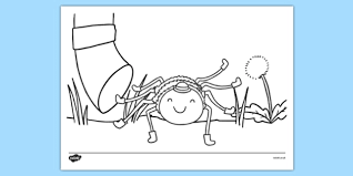 Preschool colors fall preschool preschool games preschool lessons teaching activities color activities on the following pages, you'll learn spider activities that will teach you more about the bugs the eensy weensy spider: Incy Wincy Spider Scene Colouring Sheet