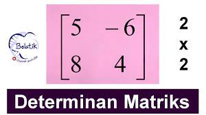 Berapa nilai determinan dari matriks a? Determinan Matriks Ordo 2 X 2 Simpel Mudah Enteng Ndak Bikin Pusing Samasaya Belajardirumah Youtube