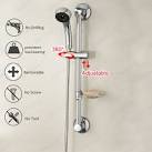 Slide bar shower head holder