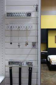 Adding Slatwall To Your Closet Means You Can Change Your Accessories Out With The Trends Slatwall Closet Organiza Dressing Room Decor Wall Closet Slat Wall