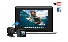 The gopro icon in the status bar will show a blue dot once hero8 black is connected and powered on, at which point it will default to webcam mode. Gopro App For Desktop Lets You Quickly Edit Upload Your Action Camera Videos