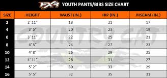 Details About Fxr Racing Child Youth Helix Insulated Winter Snowmobile Pants Bibs Black