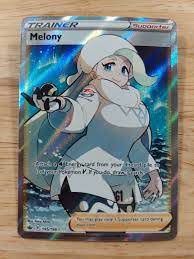 Melony 195 198 Chilling Reign NM Full Art Ultra Rare Pokemon Card 