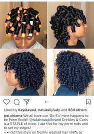 Perm Rod Set Permed Hairstyles Black Hair Perm Perm Rod Set