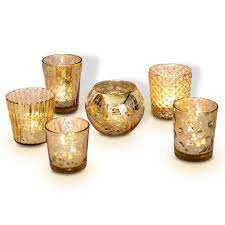 A wide variety of antique mercury glass candle holders options are available to you, such as home decoration, weddings and religious activities.you can also choose from metal, glass and crystal antique there are 70 antique mercury glass candle holders suppliers, mainly located in asia. Best Of Show Vintage Mercury Glass Votive Tea Light Candle Holders Gold 6 Pack Assorted Designs Estimated Arrival 7 30 21 Mercury Glass Candle Holders Luna Bazaar Boho Vintage Style Decor