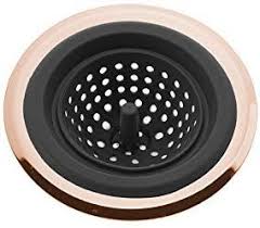 Water pools and does not drain. Cook With Color Flexible Silicone Good Grips Kitchen Sink Strainer Rose Gold Copper Large Wide 4 5 Diameter Rim Bla Kitchen Sink Strainer Kitchen Kitchen Sink