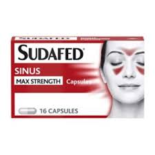Sudafed Sinus Max Strength Capsules