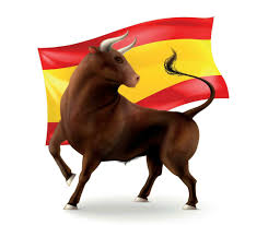 Espagne taureau réaliste composition 25803865 Art vectoriel chez Vecteezy
