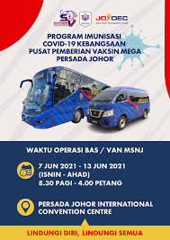Majlis sukan negeri johor : Johor Sports Council Msnj Provides Free Shuttle Bus To Persada Johor International Convention Centre For Vaccination Johor Now