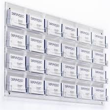 Brochure holders plastic, a crylic wall mount sign holder. Office Supplies Lot Of 24 Clear Acrylic Wall Mount Brochure With Business Card Holder Other Office Supplies