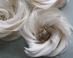 4 Feather Flower Tutorials How To Make Feather Flowers Feather Flower Pattern Feather Flower Decor Diy Decor Pdf Pattern Tutorial Fabric Flower Tutorial Fabric Flowers Handmade Flowers