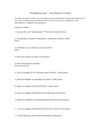 We did not find results for: The Highwayman The Elements Of Poetry