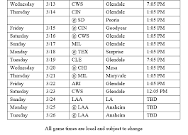 Engage with republic media's print. 2019 Spring Training Schedule Announced By Rowan Kavner Dodger Insider