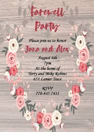 To all the student of abs college. Employee Farewell Party Invitation Template Anniversary Party Invitations Going Away Party Invitations Farewell Party Invitations