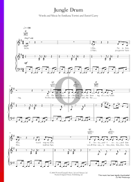 Satisfaction you'll love shopping here: Jungle Drum Sheet Music Piano Voice Guitar Pdf Download Streaming Oktav