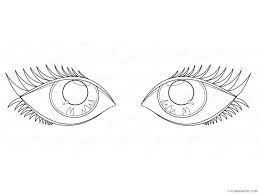 E for eye coloring page with handwriting practice. Eyes Coloring Pages For Kids Eyes 2 Printable 2021 179 Coloring4free Coloring4free Com