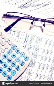 business financial report chart calculator glasses tax