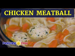 Vietnamese chicken meatball and noodle soup. Chicken Meatball Noodle Soup Youtube