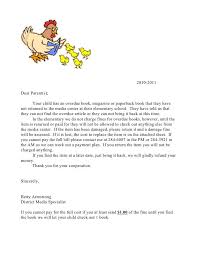 Example Of Overdue Items Letter Library Google Search Letter To Parents Letter Templates Lettering