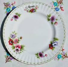 Royal albert crown china orange and blue flowers blue lining stencil interior of the cup and saucer. Royal Albert Collectable Teacups And Tableware To Buy