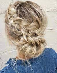 Homecoming Updos Hairstyles 4 Long Hair Simple Up Do 20190617 Braiding Your Own Hair Hair Styles Homecoming Hairstyles