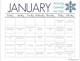 31 January Activities Crafts For Kids Free Activity Calendar The Chirping Moms January Activities January Preschool Worksheets January Lesson Plans