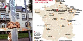 Carte de france département et prefecture. Ces Sous Prefectures Qui Seraient Effacees De La Carte Challenges