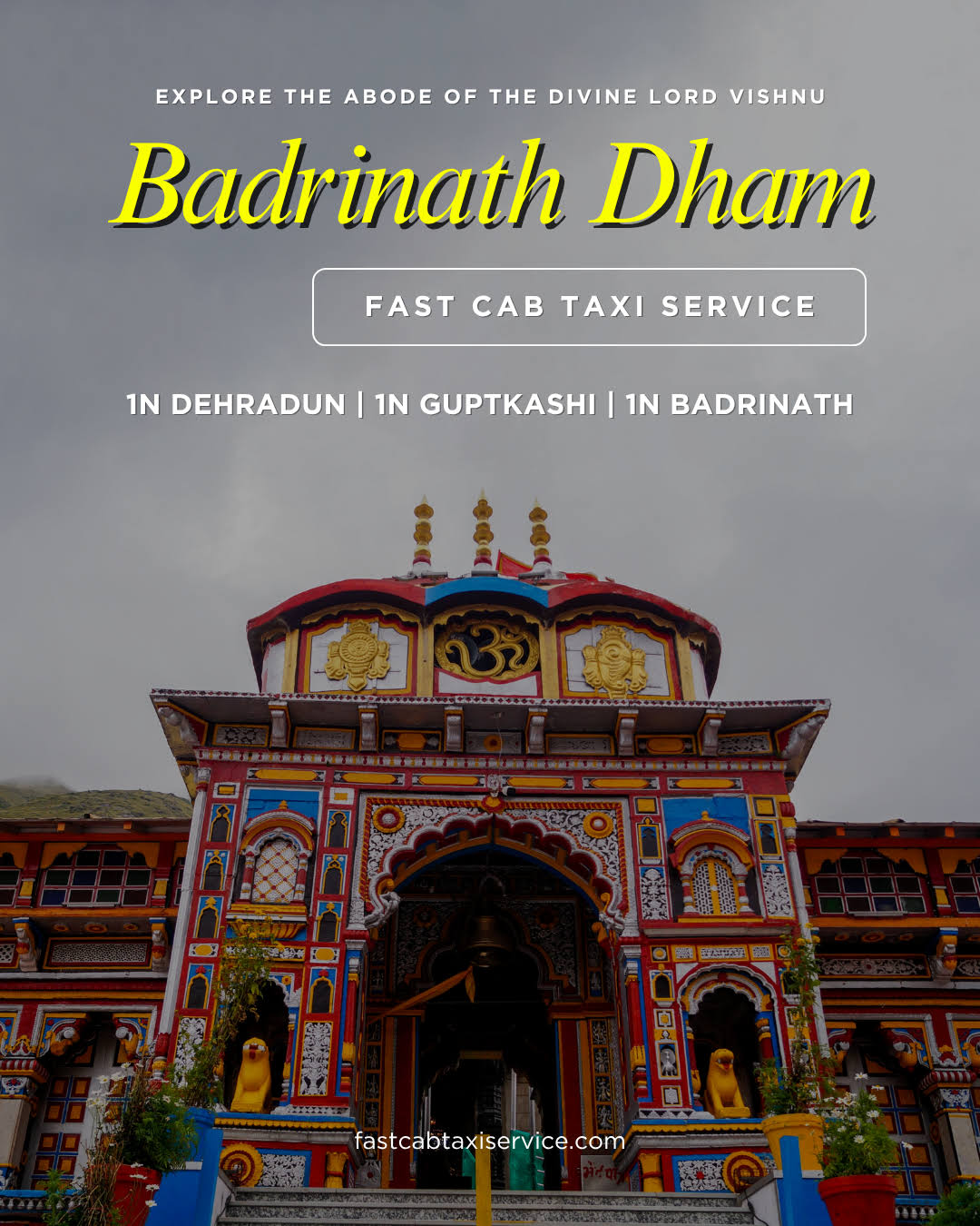 Do Dham Yatra by fast cab taxi service product image