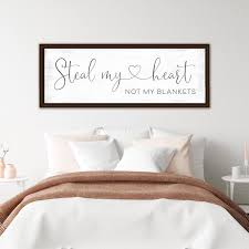 Steal My Heart Not My Blankets Steal My Heart Not My Etsy In 2020 Name Wall Art Couple Bedroom Wall Decor Bedroom