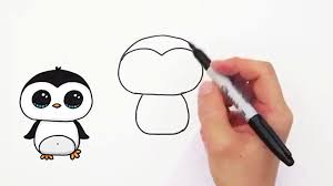 Have fun and happy drawing! How To Draw A Cute Cartoon Penguin Easy Step By Step Video Dailymotion