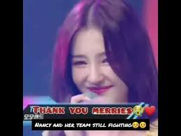 Nancy momoland crying because of haters and her friends Daisy,Yeon woo and  taeha left from momoland