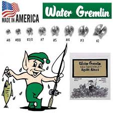 Water Gremlin Removable Split Shot Single Pack Choose Size