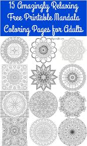 Mandala islam arabic indian moroccan. 15 Amazingly Relaxing Free Printable Mandala Coloring Pages For Adults Diy Crafts