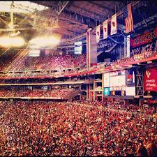Red Sea Of Az Cardinals Fans Arizona Cardinals Cardinals Red Sea