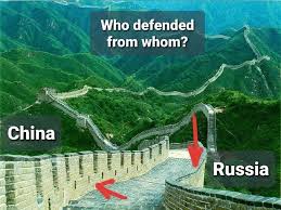 Who built the great wall of TARTARIA And the wall isn't Chinese  architecture...