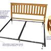 Lafayette mist upholstered bed without footboard options. 1