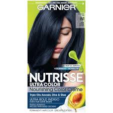 Garnier Nutrisse Ultra Nourishing Color Creme In1 Dark Intense Indigo Indigo Hair Hair Color Indigo Hair Color