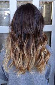 Gradient Hair Hair Styles Colored Hair Tips Medium Hair Styles
