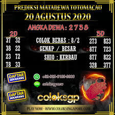 Merupakan sebuah situs paling jitu yang menyediakan prediksi untuk angka main am, kepala ekor, colok bebas. Toto Macau Hari Ini Togel 2021