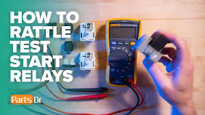 And one of the best ways to do this is to use a multimeter with an ohmmeter setting and then measuring the resistance values. How To Rattle Test Refrigerator Compressor Start Relays Youtube