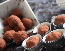 Truffes Chocolat Gingembre Orange Confite Recette Truffes Au Chocolat Alimentation Truffe