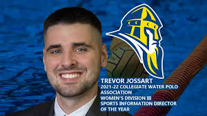 Trevor Jossart named 2021-22 CWPA Women's Division III Sports Information  Director of the Year