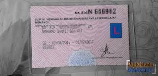 Syarat untuk dapatkan lesen p kereta. Renew Lesen L Belajar Memandu Ldl Di Pejabat Pos