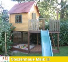 Original von isidor, made in germany. Stelzenhaus Spielturm Meik Medi Mit Schaukel Und Rutsche