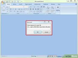Microsoft excel is a popular spreadsheet application that comes with the microsoft office software suite. How To Remove Passwords From Microsoft Word 2007 With Pictures