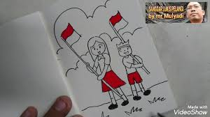 Gambar keramik yaitu salah satu material yang paling ideal untuk interior hunian yang minimalis dan punya fungsionalitas tinggi. Menggambar Anak Laki Dan Perempuan Sedang Memegang Bendera Cara Menggambar Tema Kemwrdekaan Youtube